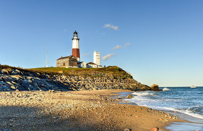 The best summer beach travel spot in America is Montauk in New York
