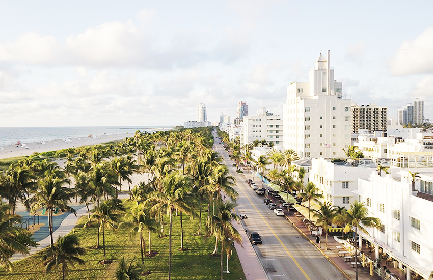 Top luxurious summer vacation destination is South Beach in Florida
