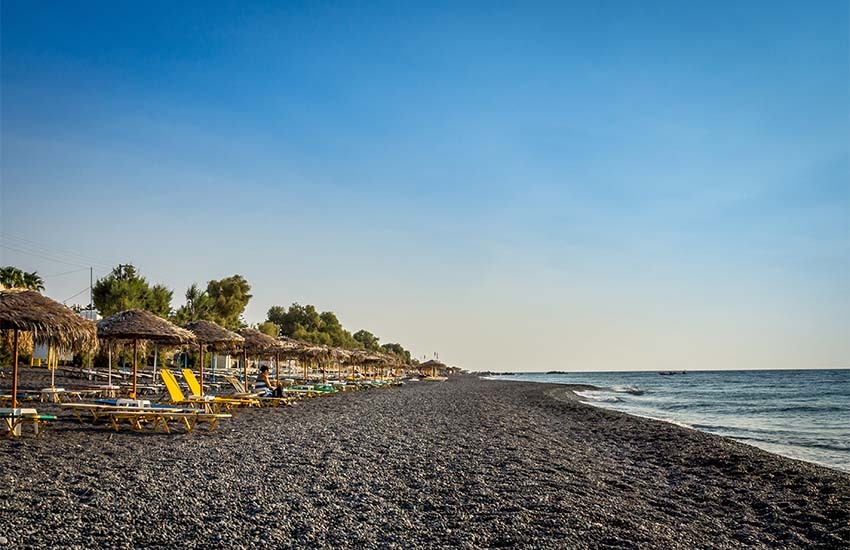 Black sand beaches